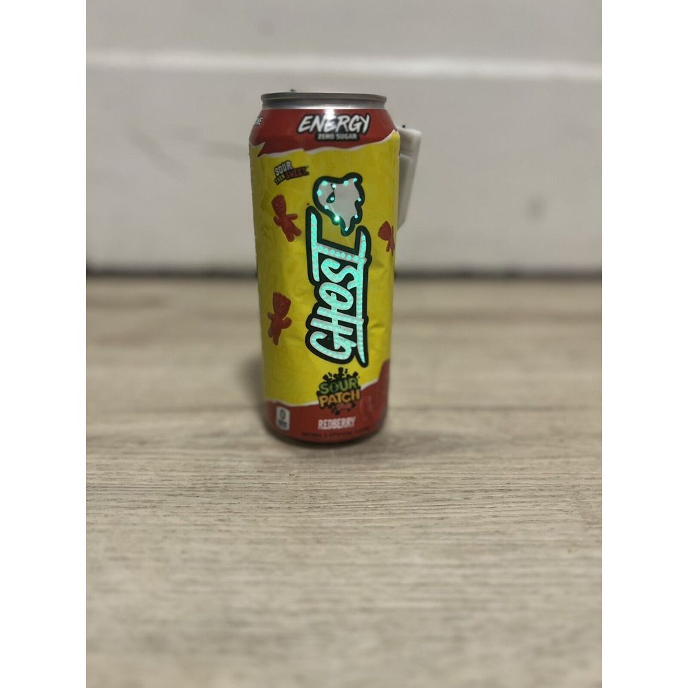 Ghost Energy Drink Sour Patch Kids Redberry Collectible Lamp Can Desk Ornament